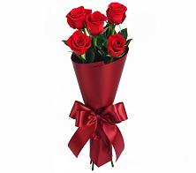 Букет 5 Красных роз Эдлесс Лав в Приобье