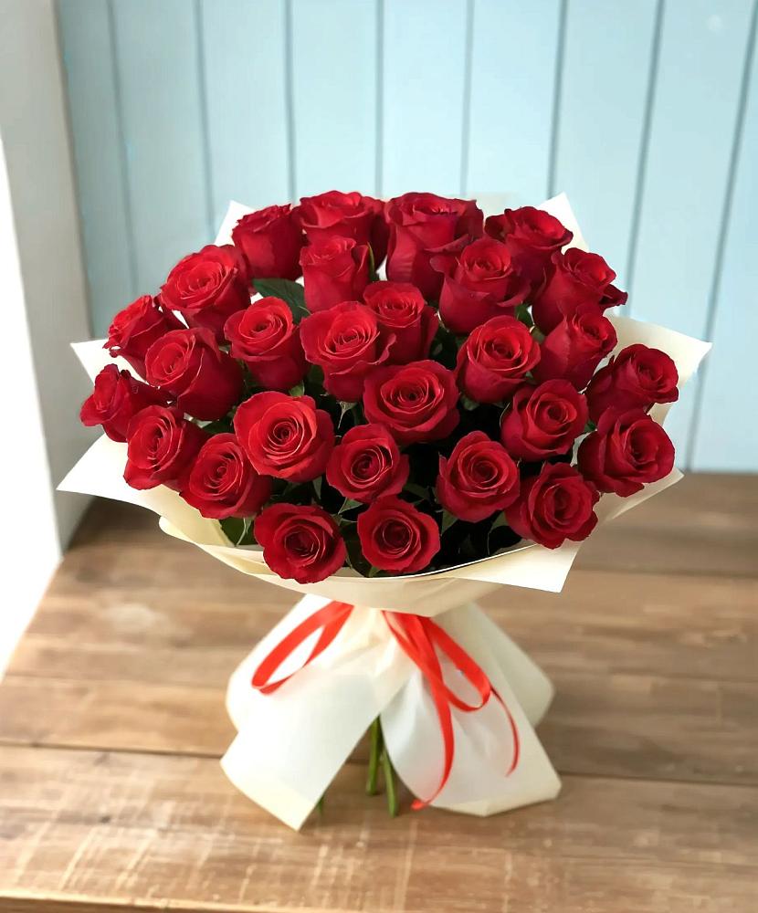 Букет 29 Красных роз в Приобье