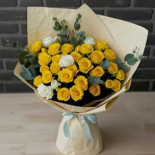 Букет цветов из:  Розы в Приобье