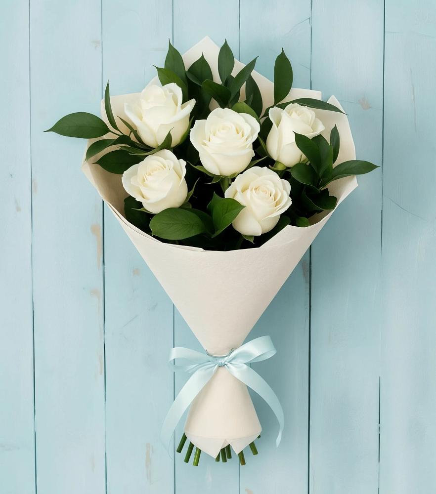 Букет цветов из: Розы в Приобье