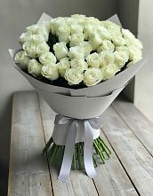 Букет 35 Белых роз в Приобье