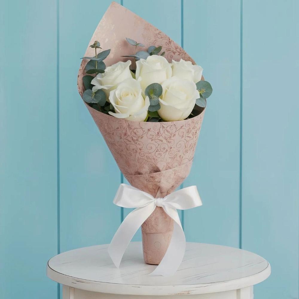 Букет цветов из: Розы в Приобье