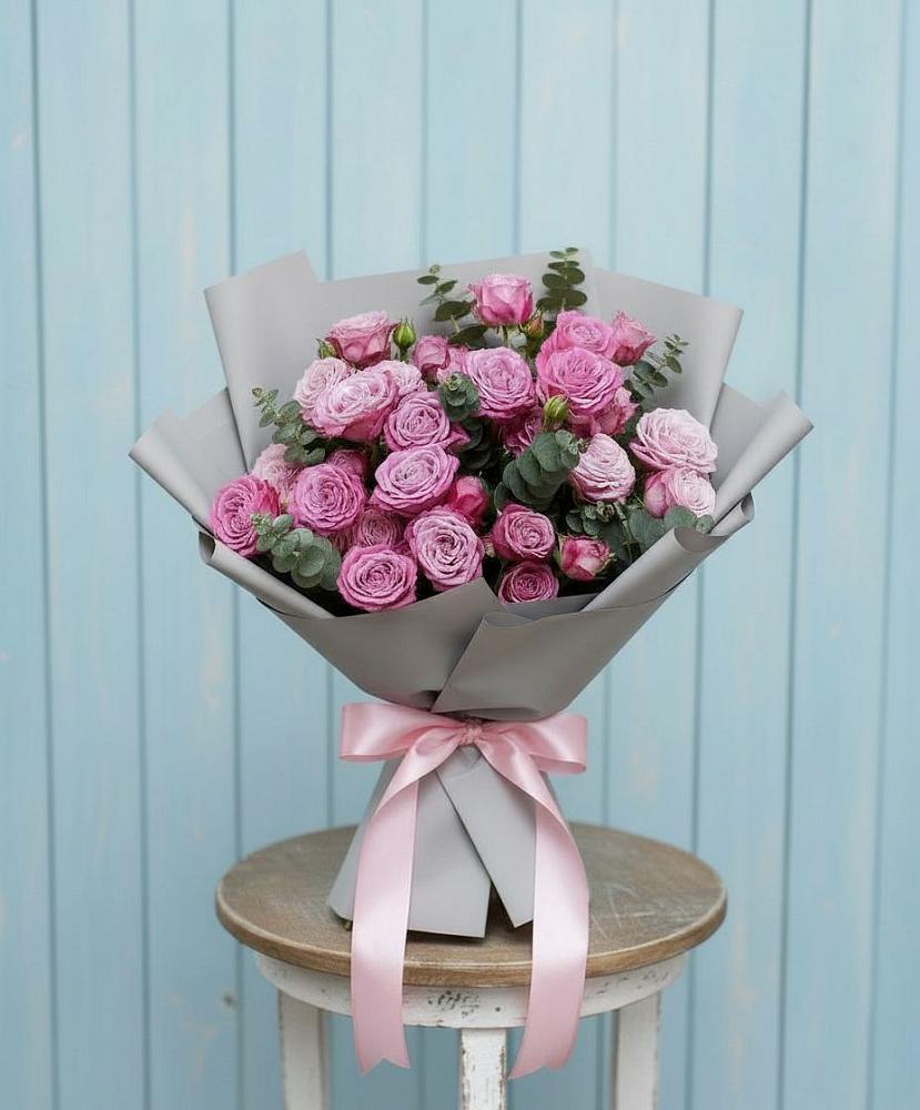 Букет цветов из: Розы в Приобье