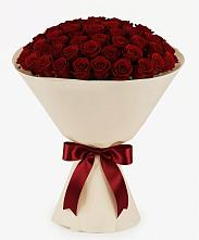 Букет 101 Бордовая роза Блэк Бакарра в Приобье