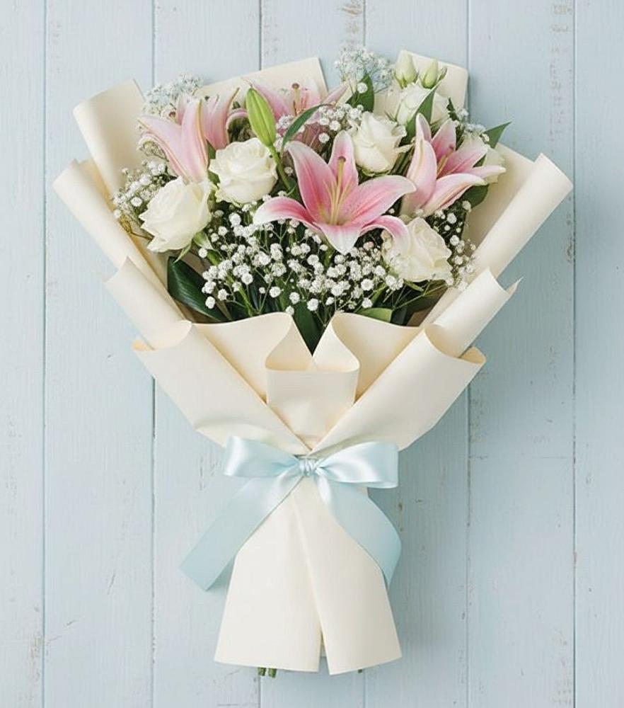 Букет цветов из: Лилии в Приобье