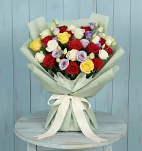 Букет цветов из:  Розы #REPLACE_PRED# Приобье