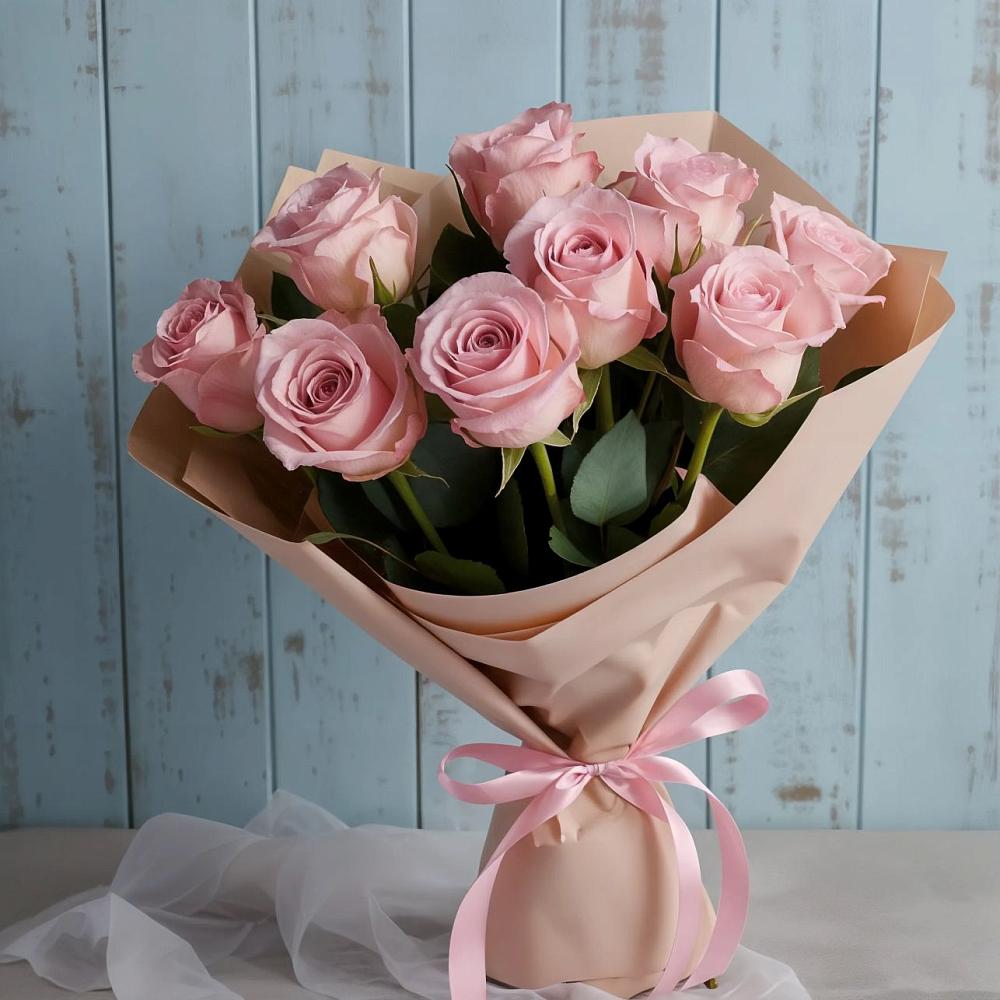 Букет цветов из: Розы в Приобье