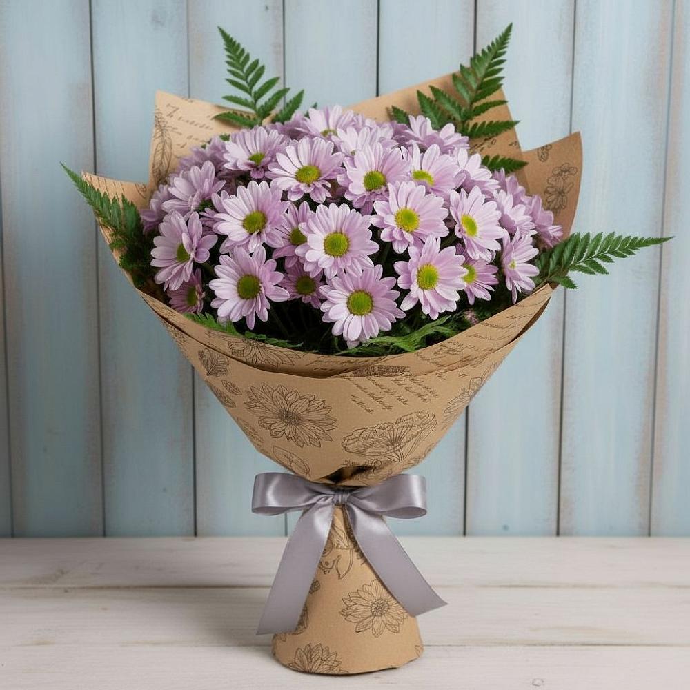 Букет цветов из: Хризантемы в Приобье