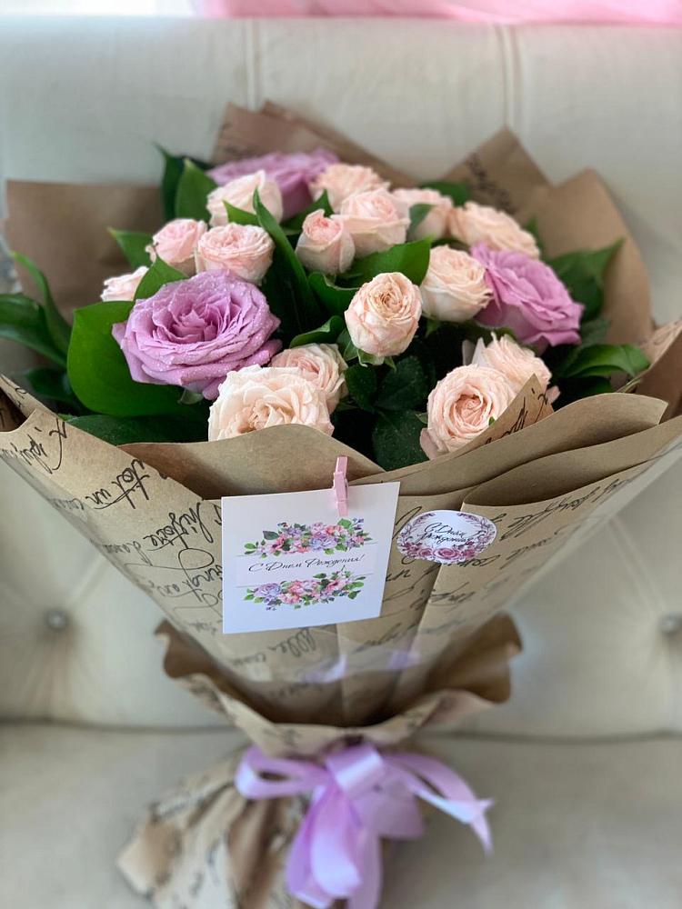 Букет цветов из: Розы в Приобье