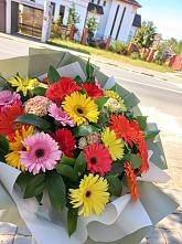Букет цветов из:  Герберы #REPLACE_PRED# Приобье