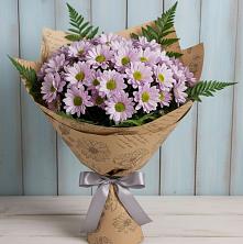 Букет цветов из:  Хризантемы в Приобье