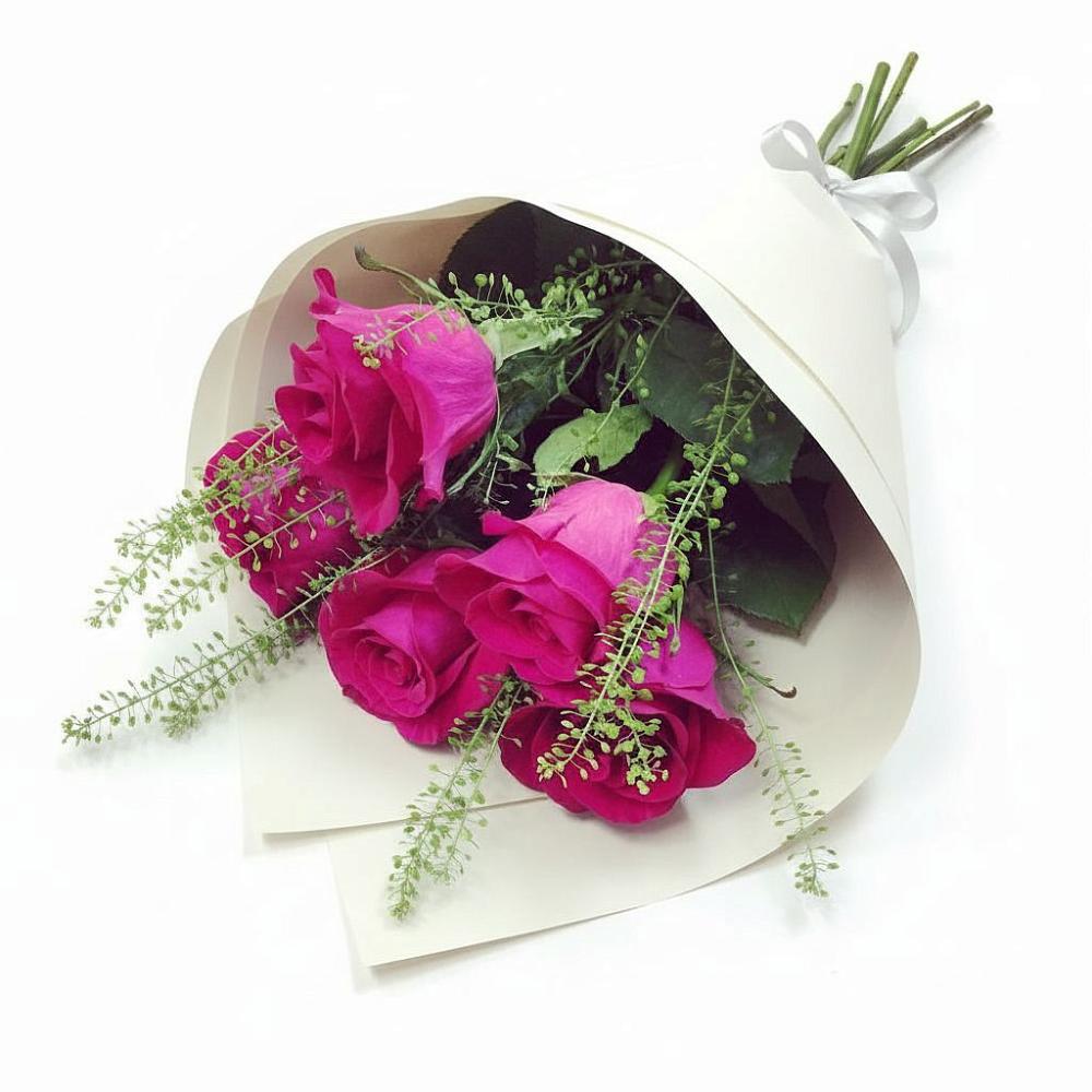 Букет цветов из: Розы в Приобье