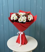 Букет цветов из:  Хризантемы в Приобье