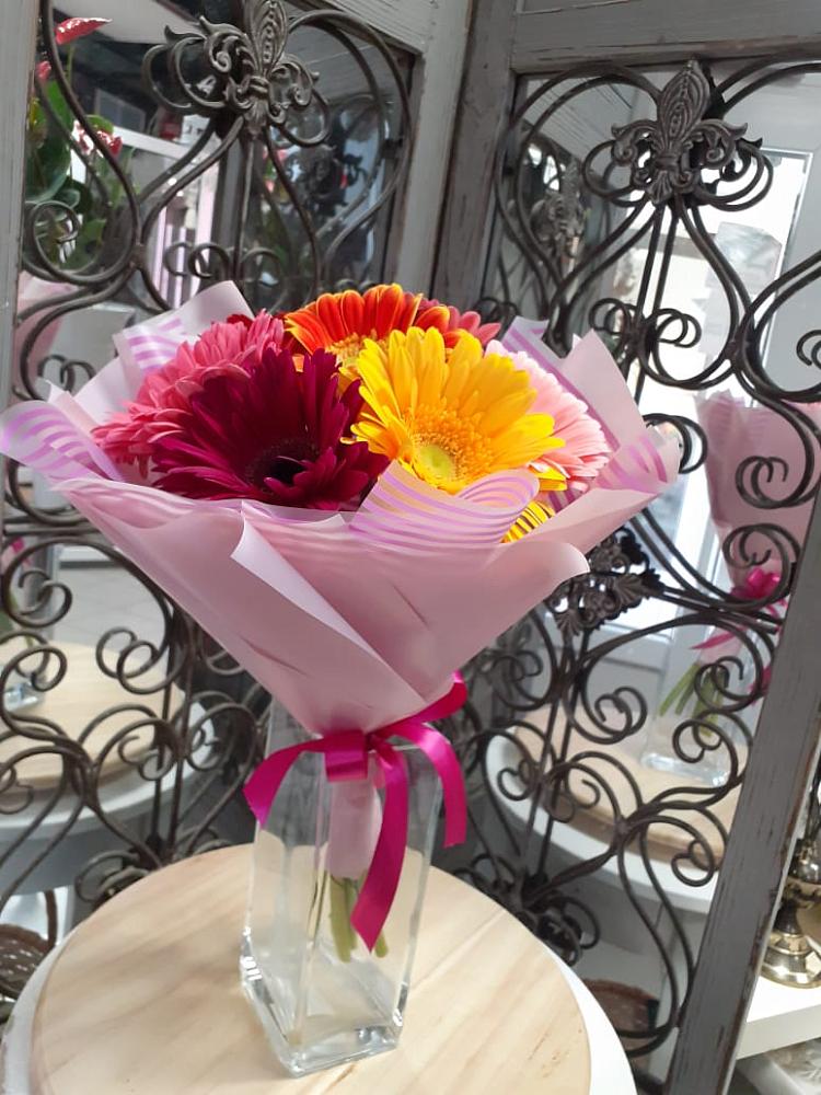 Букет цветов из: Герберы в Приобье