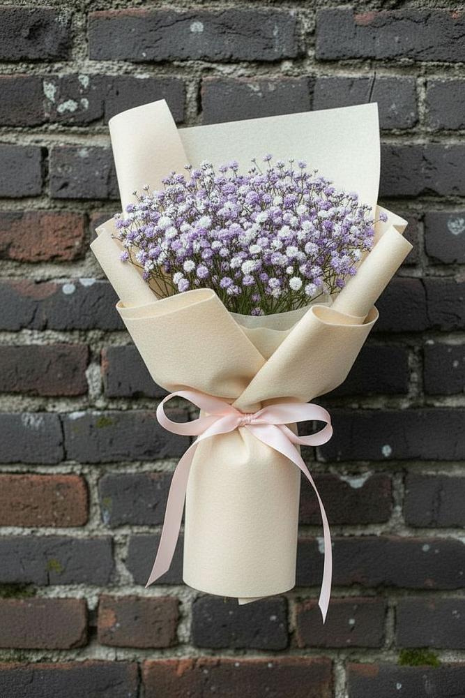 Букет цветов из: Гипсофила в Приобье