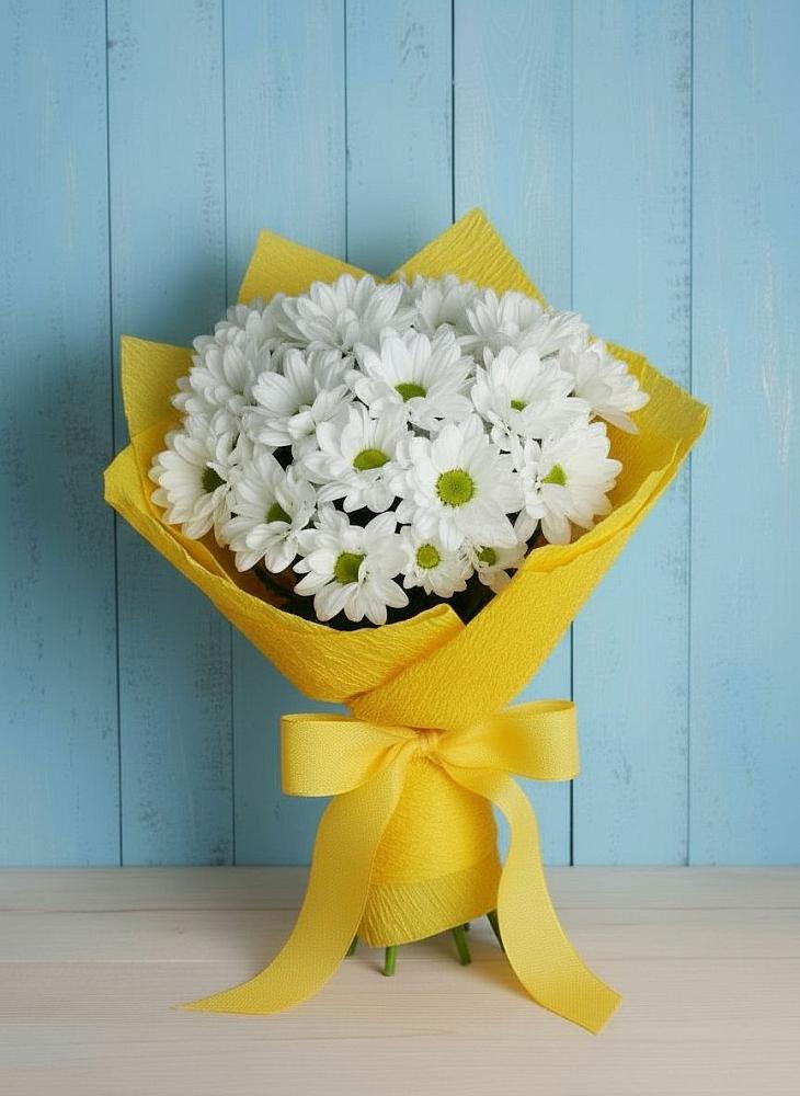 Букет цветов из: Хризантемы в Приобье