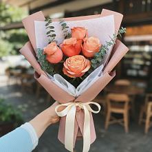 Букет цветов из:  Розы в Приобье