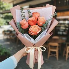 Букет цветов из:  Розы в Приобье