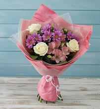 Букет цветов из:  Герберы в Приобье