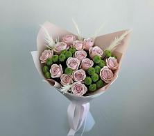 Букет цветов из:  Розы и Хризантемы в Приобье