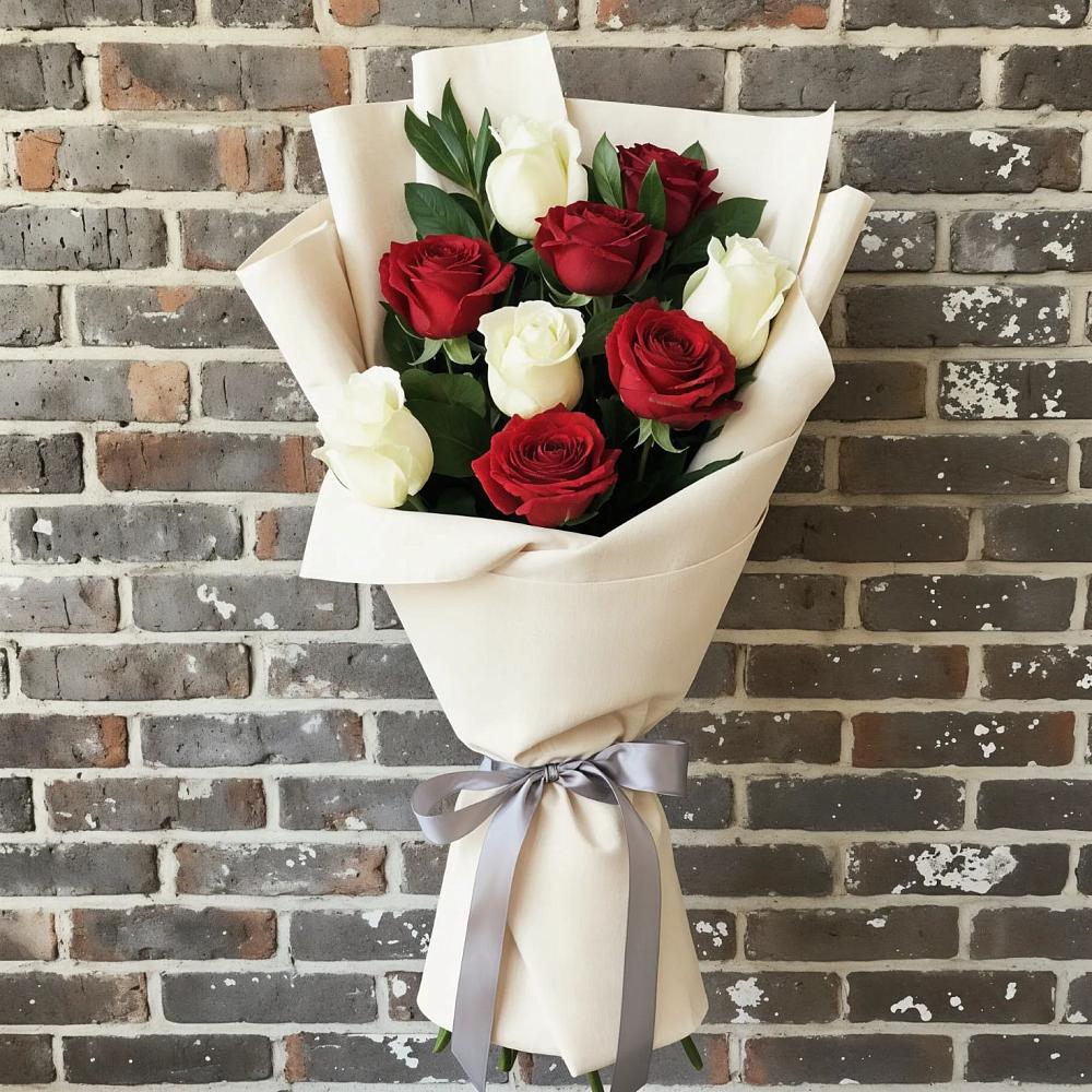 Букет цветов из: Розы в Приобье