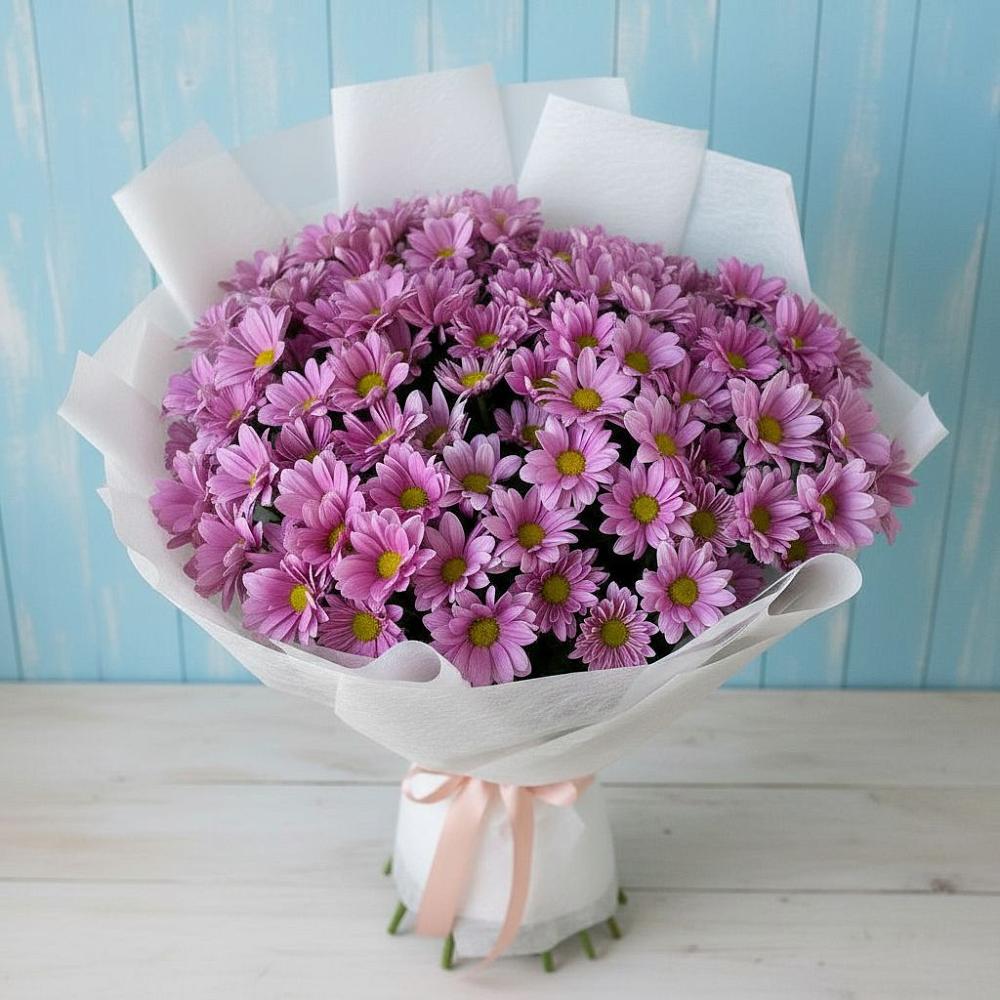 Букет цветов из: Хризантемы в Приобье