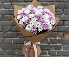 Букет цветов из:  Хризантемы в Приобье