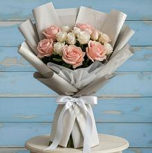 Букет цветов из:  Розы #REPLACE_PRED# Приобье