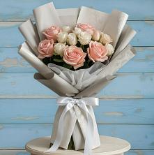 Букет цветов из:  Розы в Приобье