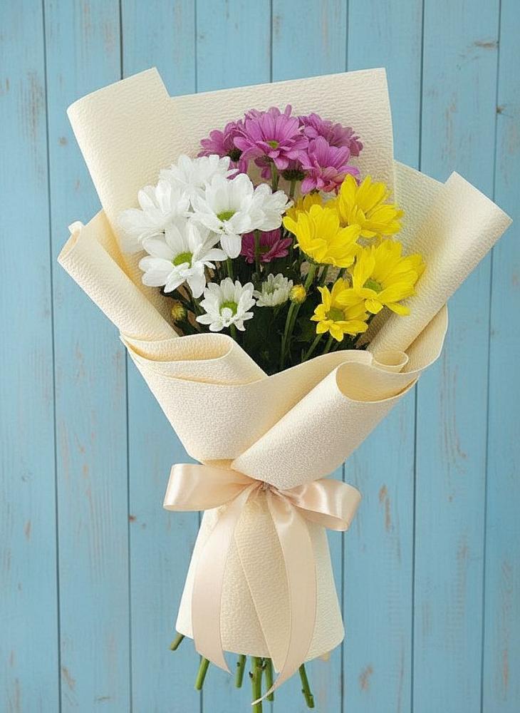 Букет цветов из: Хризантемы в Приобье