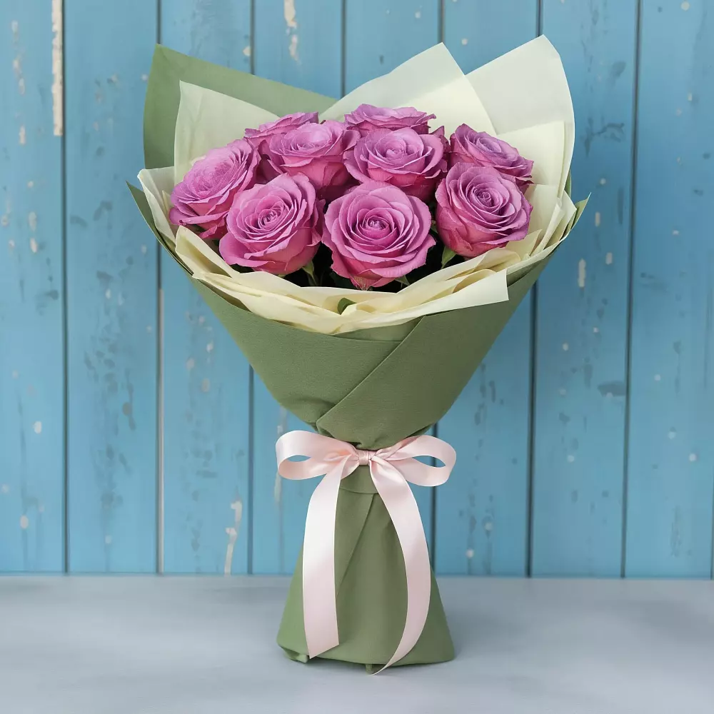 Букет Розы Фёрст Леди в Приобье