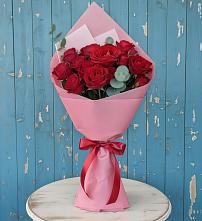 Букет цветов из:  Розы в Приобье