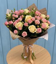 Букет цветов из:  Розы в Приобье