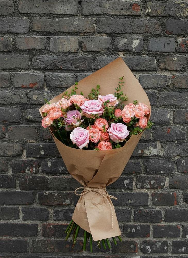 Букет цветов из: Розы в Приобье