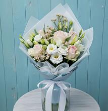 Букет цветов из:  Розы и Лизиантусы #REPLACE_PRED# Приобье