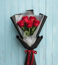 Букет цветов из:  Розы в Приобье