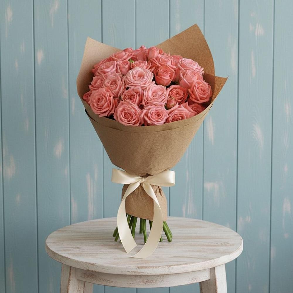 Букет цветов из: Розы в Приобье