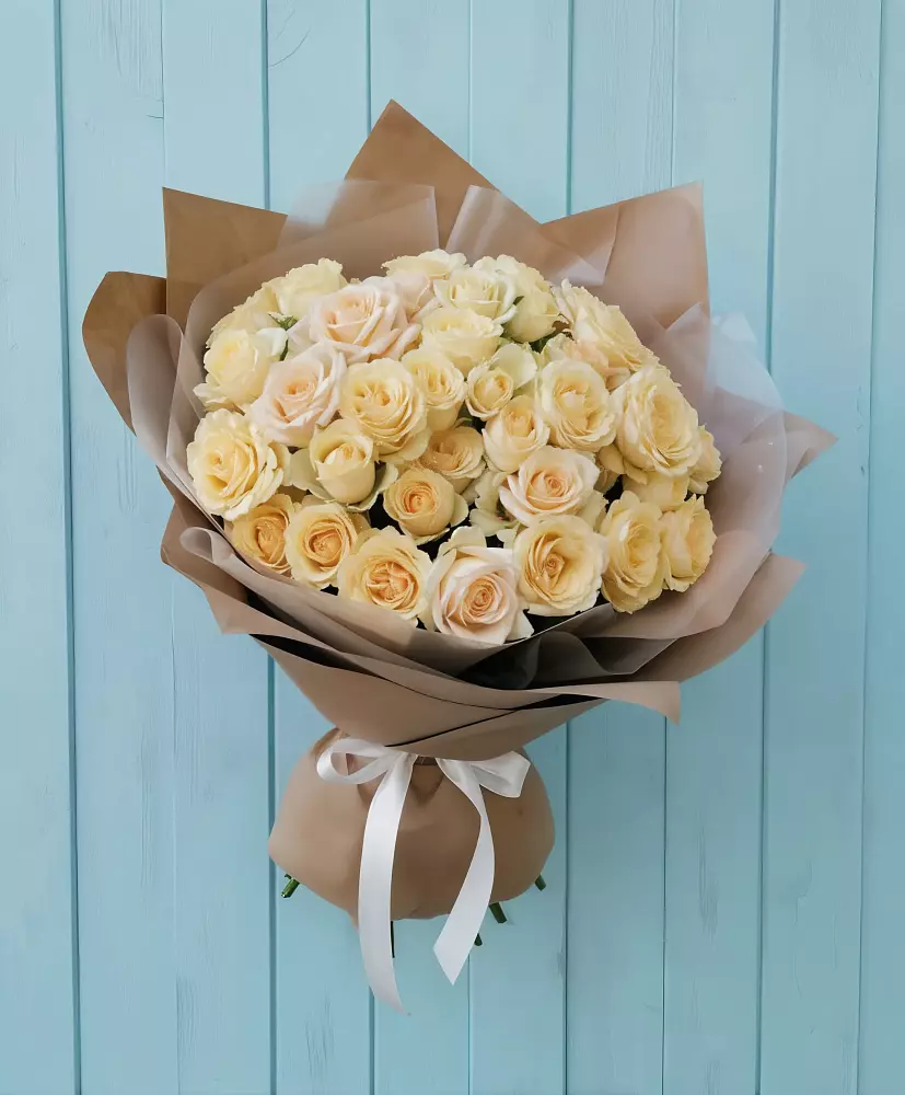 Букет Кремовое облако в Приобье