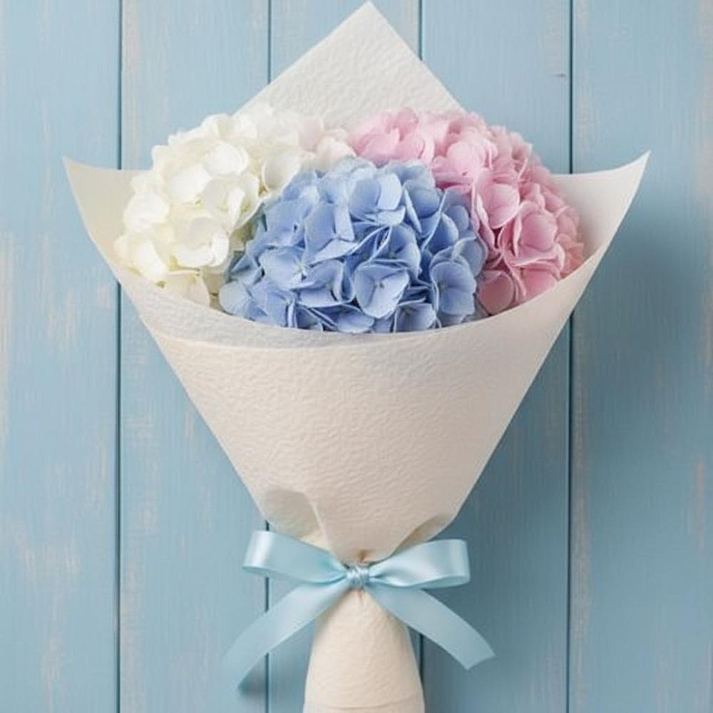 Букет цветов из: Гортензия в Приобье