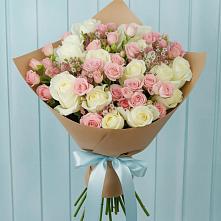 Букет цветов из:  Розы в Приобье
